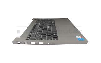 Teclado incl. topcase DE (alemán) negro/canaso original para Lenovo ThinkBook 15 G2 ITL (20VE)
