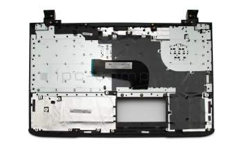 Teclado incl. topcase DE (alemán) negro/canaso original para Medion Akoya S6615T (US55INE1)