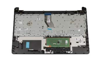 Teclado incl. topcase DE (alemán) negro/canaso para HP 255 G6