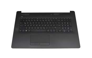 Teclado incl. topcase DE (alemán) negro/negro (PTP/DVD) para HP 17-ca3000