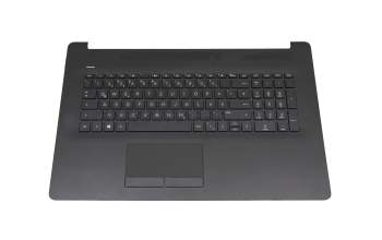 Teclado incl. topcase DE (alemán) negro/negro (PTP/sin DVD) para HP 17-ca3000