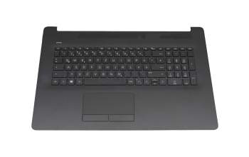 Teclado incl. topcase DE (alemán) negro/negro (TP/sin DVD) para HP 17-ca1000
