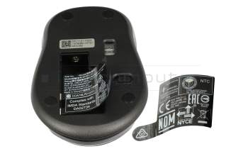 Teclado incl. topcase DE (alemán) negro/negro (inalámbrico), incluye ratón y pilas original para Acer Aspire C24-320