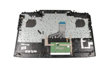 Teclado incl. topcase DE (alemán) negro/negro con retroiluminacion 230W original para HP Omen 17-an000