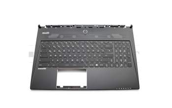 Teclado incl. topcase DE (alemán) negro/negro con retroiluminacion Multicolor original para MSI GS60 6QC/6QD (MS-16H8)