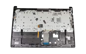 Teclado incl. topcase DE (alemán) negro/negro con retroiluminacion original para Acer Aspire 5 (A515-45G)