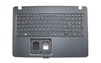 Teclado incl. topcase DE (alemán) negro/negro con retroiluminacion original para Acer Aspire F15 (F5-573)