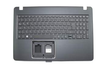 Teclado incl. topcase DE (alemán) negro/negro con retroiluminacion original para Acer Aspire F15 (F5-573G)