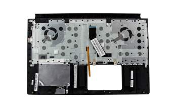Teclado incl. topcase DE (alemán) negro/negro con retroiluminacion original para Acer Aspire V 15 Nitro (VN7-591G)
