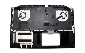 Teclado incl. topcase DE (alemán) negro/negro con retroiluminacion original para Acer Aspire V 15 Nitro (VN7-592G)