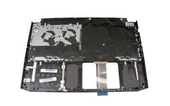Teclado incl. topcase DE (alemán) negro/negro con retroiluminacion original para Acer Nitro 7 (AN715-51)