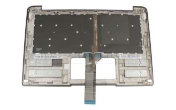 Teclado incl. topcase DE (alemán) negro/negro con retroiluminacion original para Acer Switch 12 S (SW7-272)