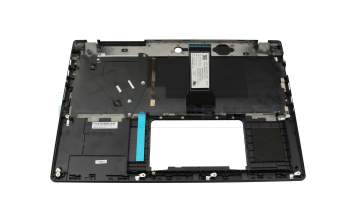 Teclado incl. topcase DE (alemán) negro/negro con retroiluminacion original para Acer TravelMate X3 (TMX3410-MG)