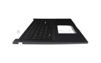 Teclado incl. topcase DE (alemán) negro/negro con retroiluminacion original para Asus F1704VA