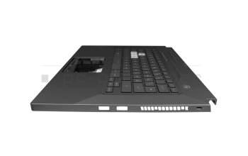 Teclado incl. topcase DE (alemán) negro/negro con retroiluminacion original para Asus FX516PC