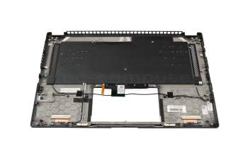 Teclado incl. topcase DE (alemán) negro/negro con retroiluminacion original para Asus ROG Flow X16 GV601RM
