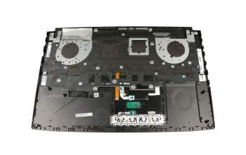 Teclado incl. topcase DE (alemán) negro/negro con retroiluminacion original para Asus ROG Strix GL703GS