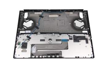 Teclado incl. topcase DE (alemán) negro/negro con retroiluminacion original para Asus ROG Zephyrus Duo 15 SE GX551QR