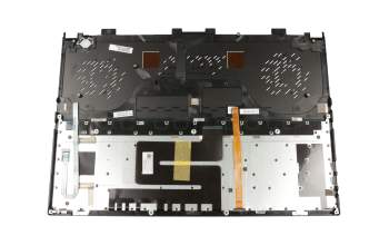 Teclado incl. topcase DE (alemán) negro/negro con retroiluminacion original para Asus ROG Zephyrus S GX531GM