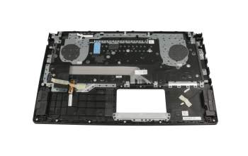 Teclado incl. topcase DE (alemán) negro/negro con retroiluminacion original para Asus TUF FX503VD