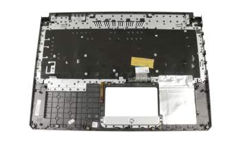 Teclado incl. topcase DE (alemán) negro/negro con retroiluminacion original para Asus TUF FX505GM