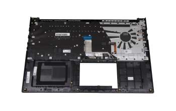 Teclado incl. topcase DE (alemán) negro/negro con retroiluminacion original para Asus VivoBook 15 S513IA