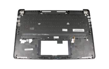 Teclado incl. topcase DE (alemán) negro/negro con retroiluminacion original para Asus ZenBook Pro 15 UX550GEX