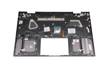Teclado incl. topcase DE (alemán) negro/negro con retroiluminacion original para HP Envy x360 Convertible 15-eu0000