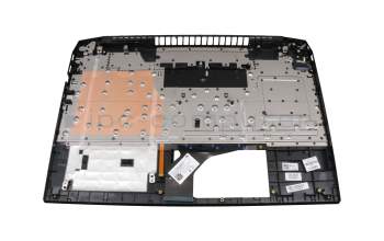 Teclado incl. topcase DE (alemán) negro/negro con retroiluminacion original para HP Pavilion Gaming 15-ec2000