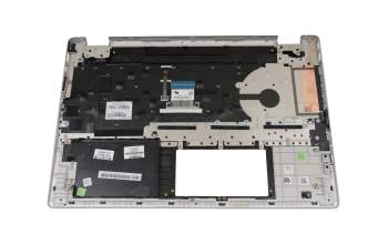 Teclado incl. topcase DE (alemán) negro/negro con retroiluminacion original para HP Pavilion x360 15-dq0000
