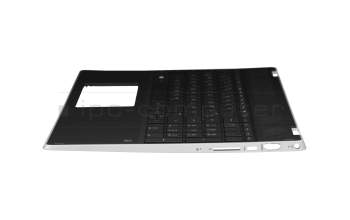 Teclado incl. topcase DE (alemán) negro/negro con retroiluminacion original para HP Pavilion x360 15-dq0000