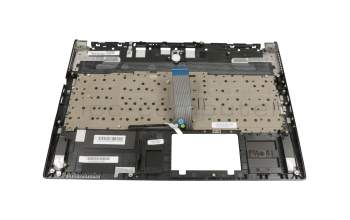 Teclado incl. topcase DE (alemán) negro/negro con retroiluminacion original para MSI GS60 2QC/2QD/2QE/2PL (MS-16H7)
