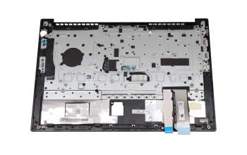 Teclado incl. topcase DE (alemán) negro/negro con retroiluminacion y mouse stick original para Lenovo ThinkPad E14 Gen 2 (20TA)