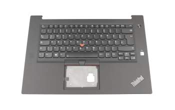 Teclado incl. topcase DE (alemán) negro/negro con retroiluminacion y mouse stick original para Lenovo ThinkPad X1 Extreme (20MG/20MF)