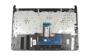 Teclado incl. topcase DE (alemán) negro/negro estafa original para HP 14-bw000