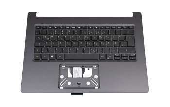 Teclado incl. topcase DE (alemán) negro/negro original para Acer Aspire 3 (A314-22)