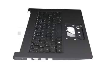 Teclado incl. topcase DE (alemán) negro/negro original para Acer Aspire 3 (A314-22)