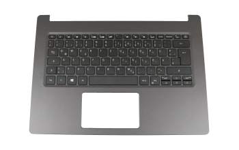 Teclado incl. topcase DE (alemán) negro/negro original para Acer Aspire 5 (A514-52G)