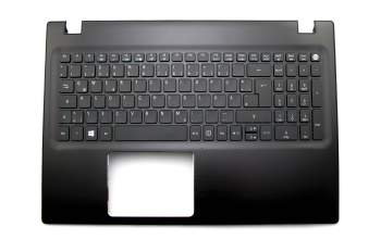 Teclado incl. topcase DE (alemán) negro/negro original para Acer Aspire F15 (F5-571G)