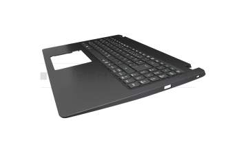 Teclado incl. topcase DE (alemán) negro/negro original para Acer Extensa (EX215-52)