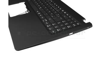 Teclado incl. topcase DE (alemán) negro/negro original para Acer Extensa 15 (EX215-51K)