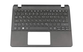 Teclado incl. topcase DE (alemán) negro/negro original para Acer TravelMate B1 (TMB116-M)