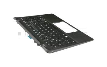 Teclado incl. topcase DE (alemán) negro/negro original para Acer TravelMate B1 (TMB116-M)