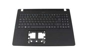 Teclado incl. topcase DE (alemán) negro/negro original para Acer TravelMate P2 (P215-52)