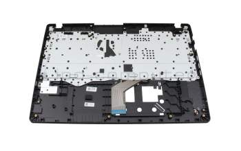 Teclado incl. topcase DE (alemán) negro/negro original para Acer TravelMate P2 (P215-52)