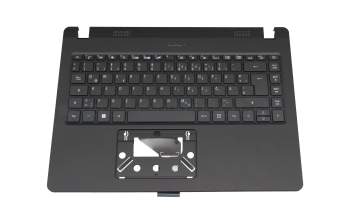 Teclado incl. topcase DE (alemán) negro/negro original para Acer TravelMate P2 (TMP214-53)