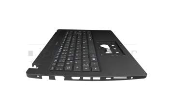 Teclado incl. topcase DE (alemán) negro/negro original para Acer TravelMate P2 (TMP214-53)