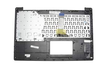 Teclado incl. topcase DE (alemán) negro/negro original para Asus D553MA