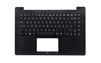 Teclado incl. topcase DE (alemán) negro/negro original para Asus F453MA