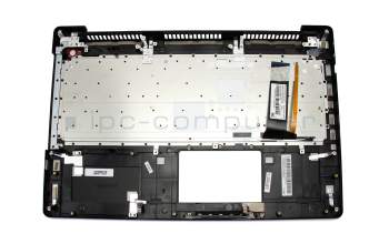 Teclado incl. topcase DE (alemán) negro/negro original para Asus F550JK